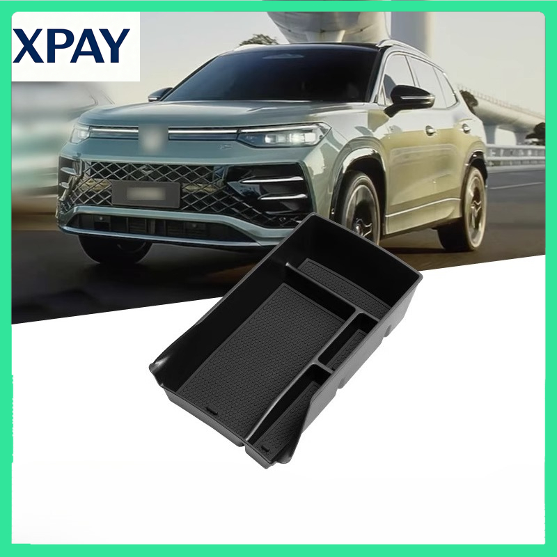 New For Volkswagen Tayron L 2025 Handrails compartments storage boxes central control wireless charging silicone pads car suppli