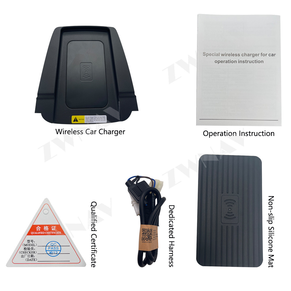 For Chevrolet Malibu 2016-2018 Wireless Charger Car Upgrade Module Embedded Center Console Charging Pad for Embedded Inserted