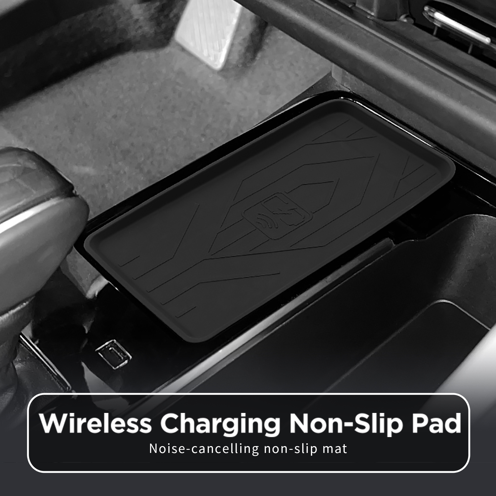 for Toyota Camry 2025 Anti-skid Pad Car Phone Wireless Charging Non-slip Pad Models Silicone Auto Accessories (Only The Pad)