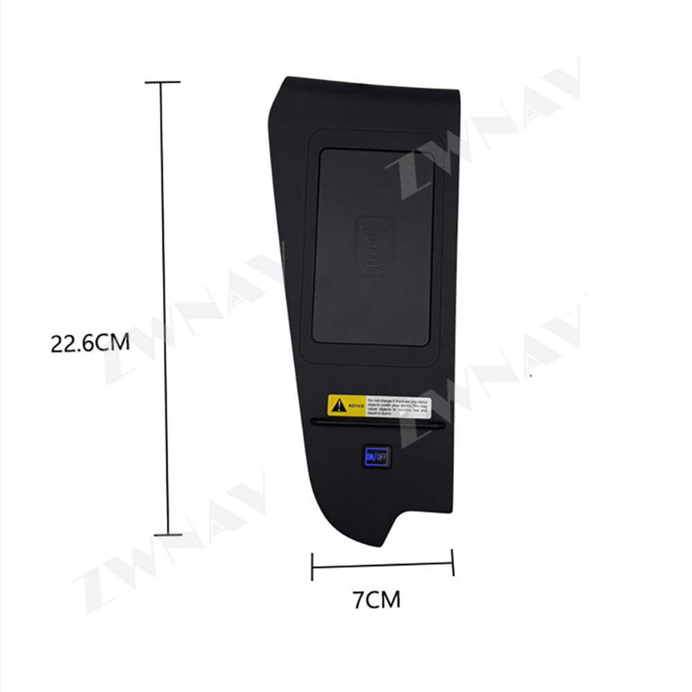 For Noah/Little/Alpha/Voxy90 2020-2024 Models Embedded Inserted Center Console wireless Charging Pad Car Smart Upgrade Module