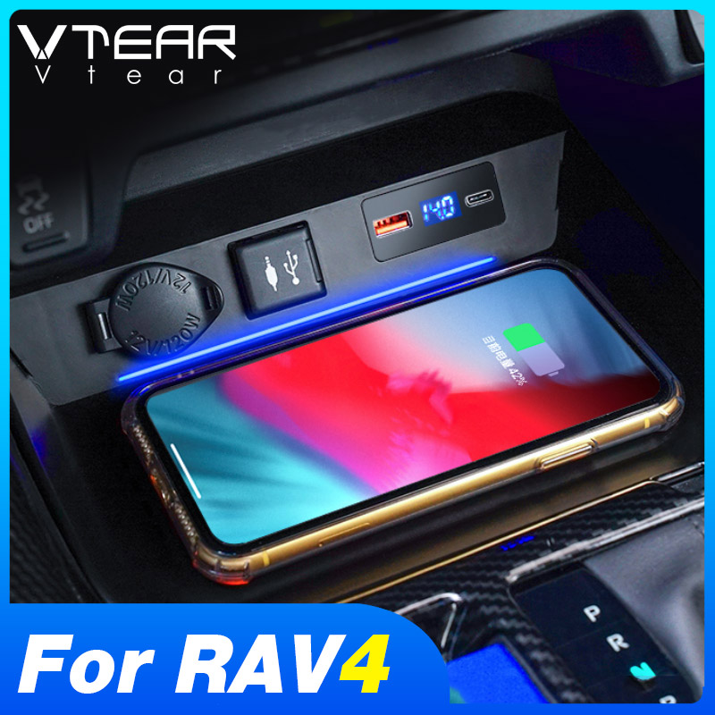 Accessories For Toyota Rav4 xa50 2020-2025 Car Wireless Charger 15W Fast Charging Phone Holder Pad Car Modification Product
