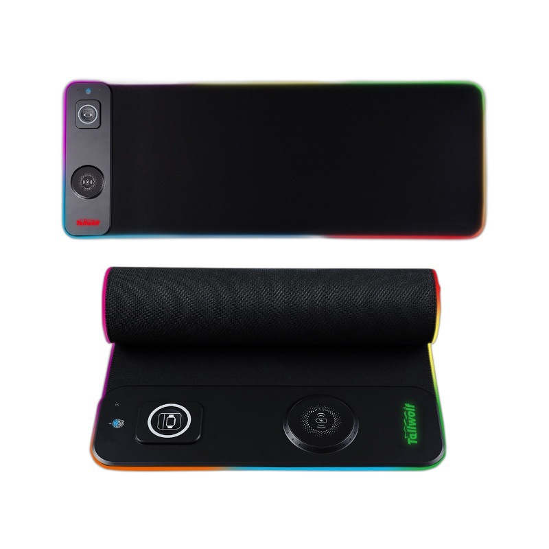 New 3-in-1 Wireless Charging Mouse Pad Extra Large Dirty-Resistant Office Gaming Keyboard Pad Computer Desk Pad
