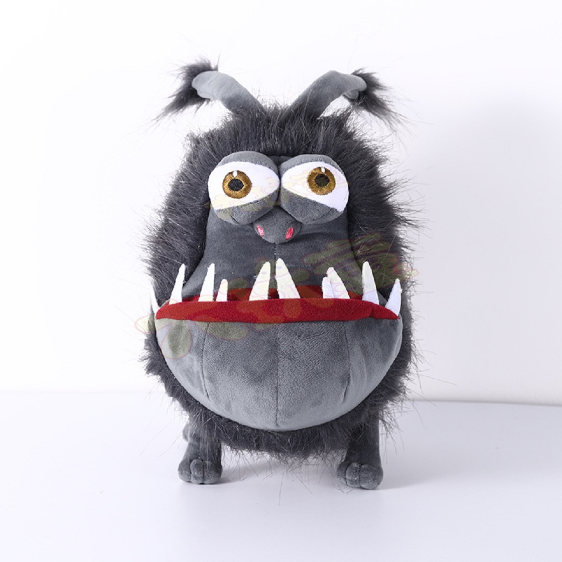 HOT Premium Version Gruele Dog Plush Toy Long Hair Black Dog Doll Toy Stuffed Animal High Quality Soft Fabric Collectible Figure
