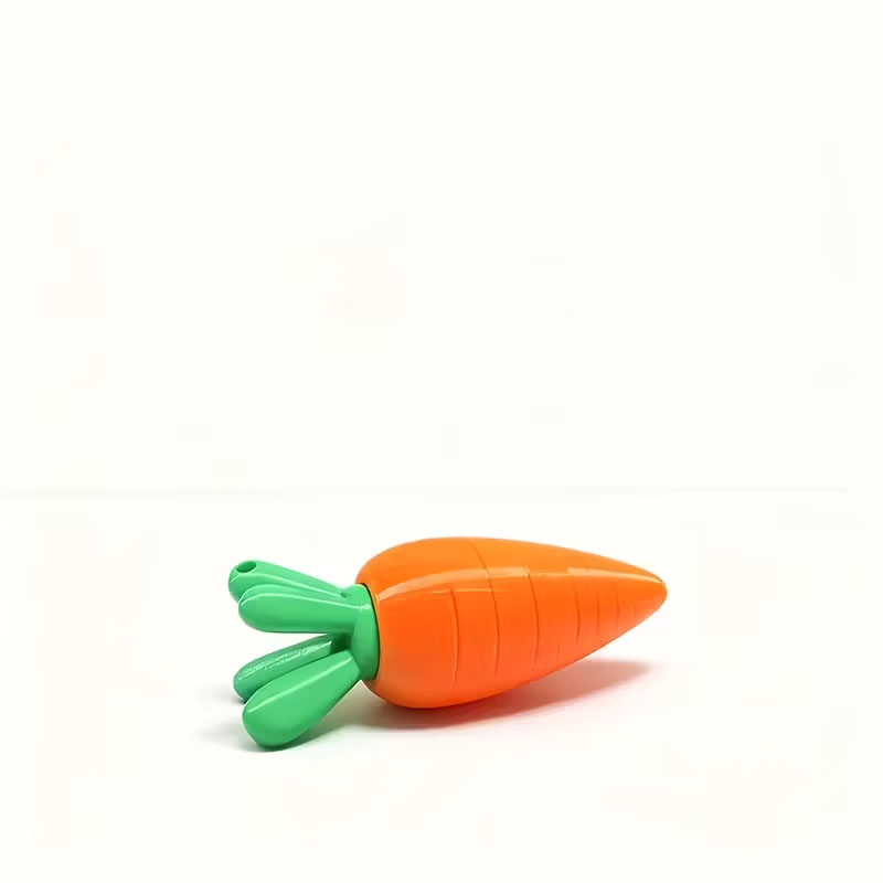 1 Interactive Dog Scent Training Device & Food Container - Carrot-Shaped Scent Sniffing Toy for Yard Exploration, Treasure Hunting Games, and Mental Stimulation - Enhances Scent Skills