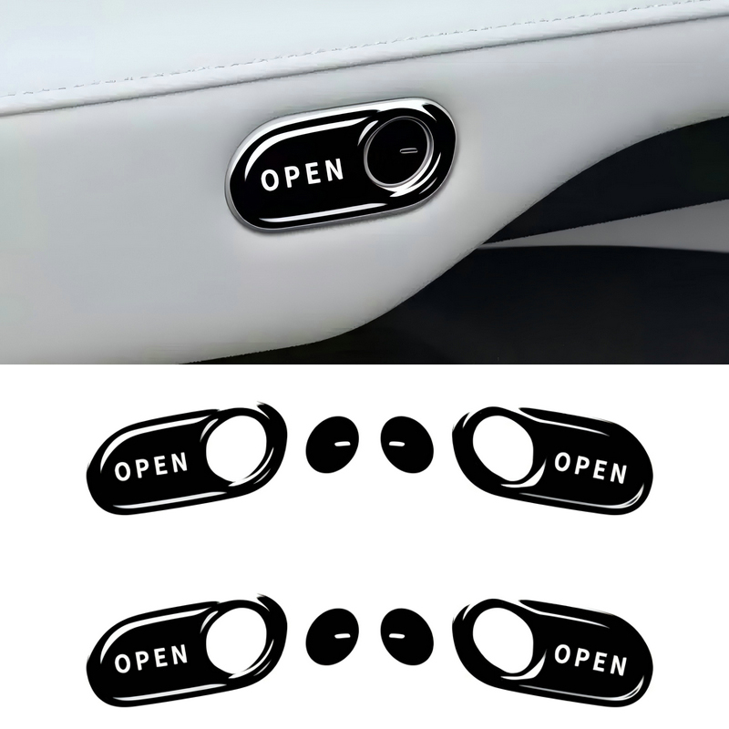 For Xpeng G6 2023 2024 2025 Inside Door Open Button Protection Cover Epoxy Trim Car Accessories