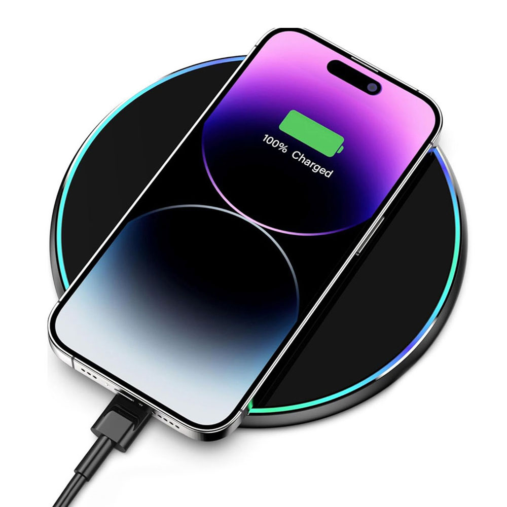 [Fast Wireless Charger]Wireless Charger,15W Fast Charging Pad|Quick Charge QC 3.0 for iPhone 17-12，XS,XR,Samsung-Magnetic Base