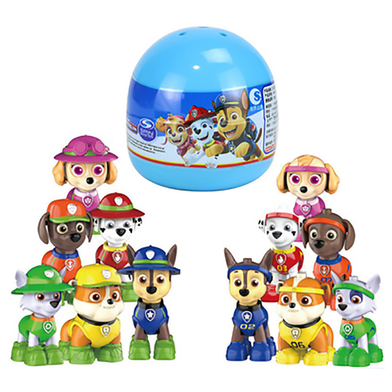 Paw Patrol Surprise Egg Toys Action Figure Jungle Series All-Star Series Rescue Dogs Building Blocks Patrulla Canina Kids Gifts