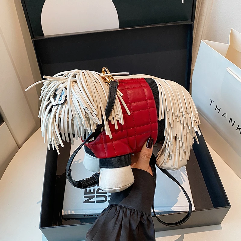 Japanese Style Kawaii Bag Cute Dog Crossbody Bag For Women Fashion Casual Doll Toy Bag Designer Handbag Evening Purse