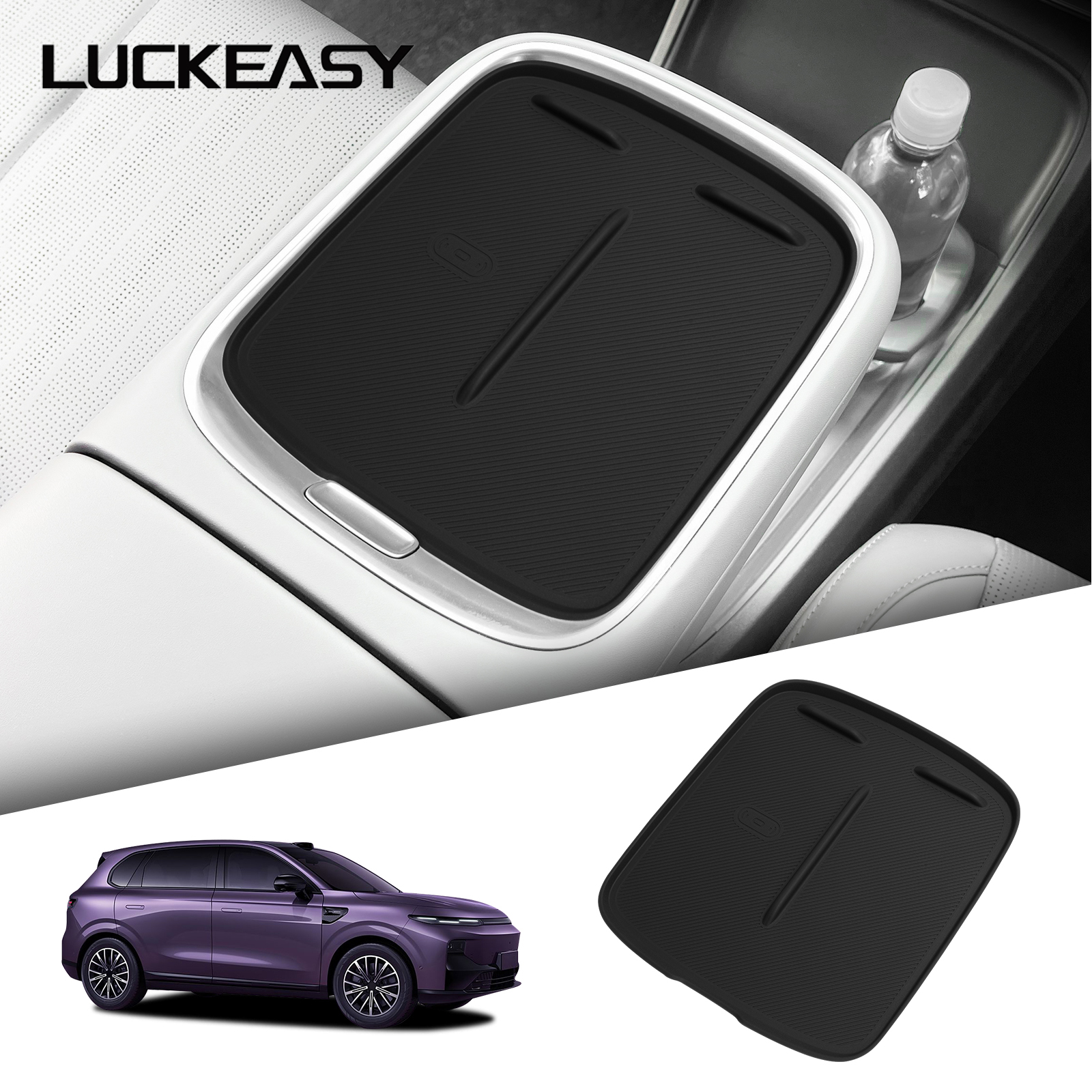 for Leapmotor B10 2025-2026 Wireless Charging Pad Interior Accessories Non-slip Pad Car Phone Charger Mat Protective Mat