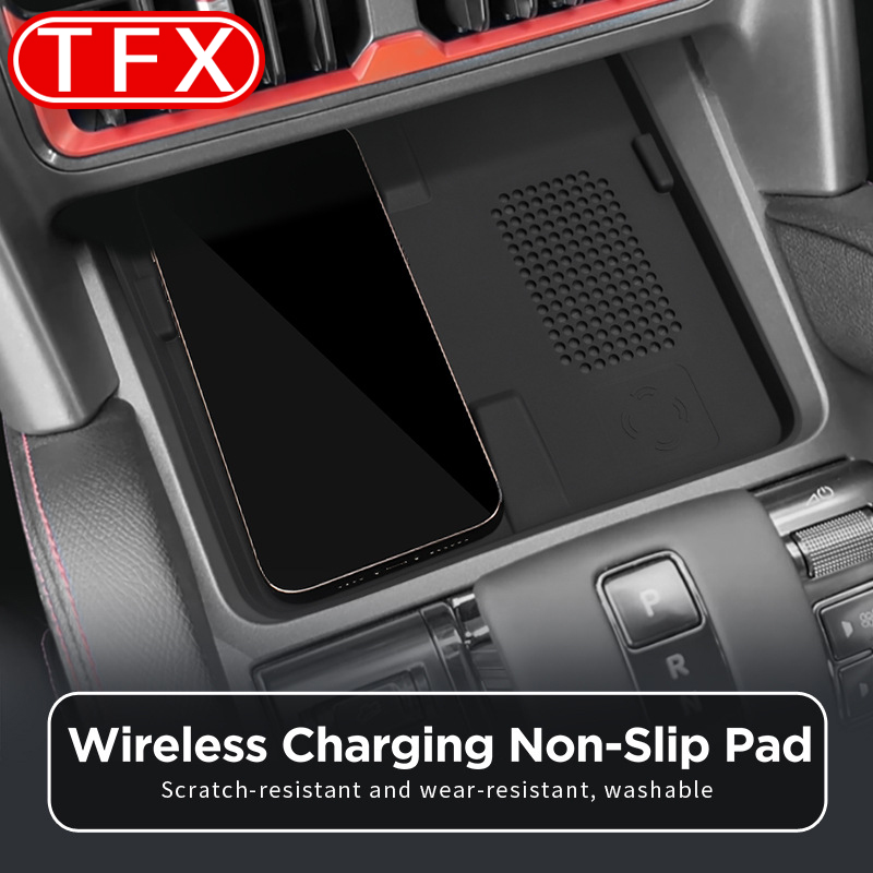 For BYD Shark Pickup Trucks Styling Central Control Wireless Charging Silicone Pad Central Storage Dustproof Mat Acccessories