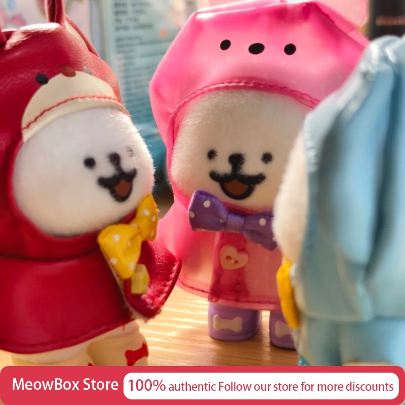 Genuine Maltese Rainy Day Crisis Series Blind Box Cute Dog Pvc Figure Mystery Box Hippers Girls Toys Anime Cute Stuff Surprise