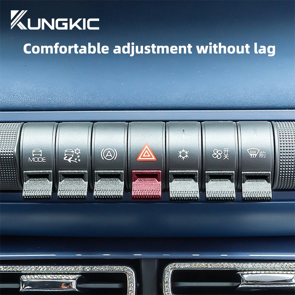 For BYD Dolphin Seagull Car Center Control Navigation GPS Button Knob Decoration Cover for Dolphin Mini 2021-2025 Accessories