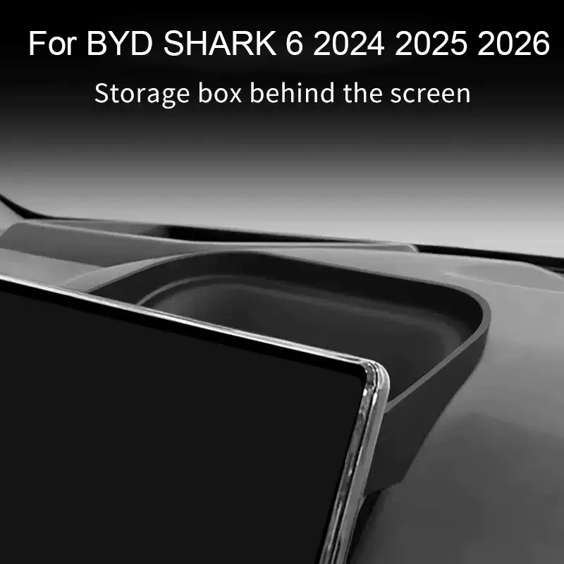 Car Wireless Charging Silicone Pad Auto Armrest Storage Dashboard Organizer Box Water Cup Holder For BYD SHARK 2024 2025 2026