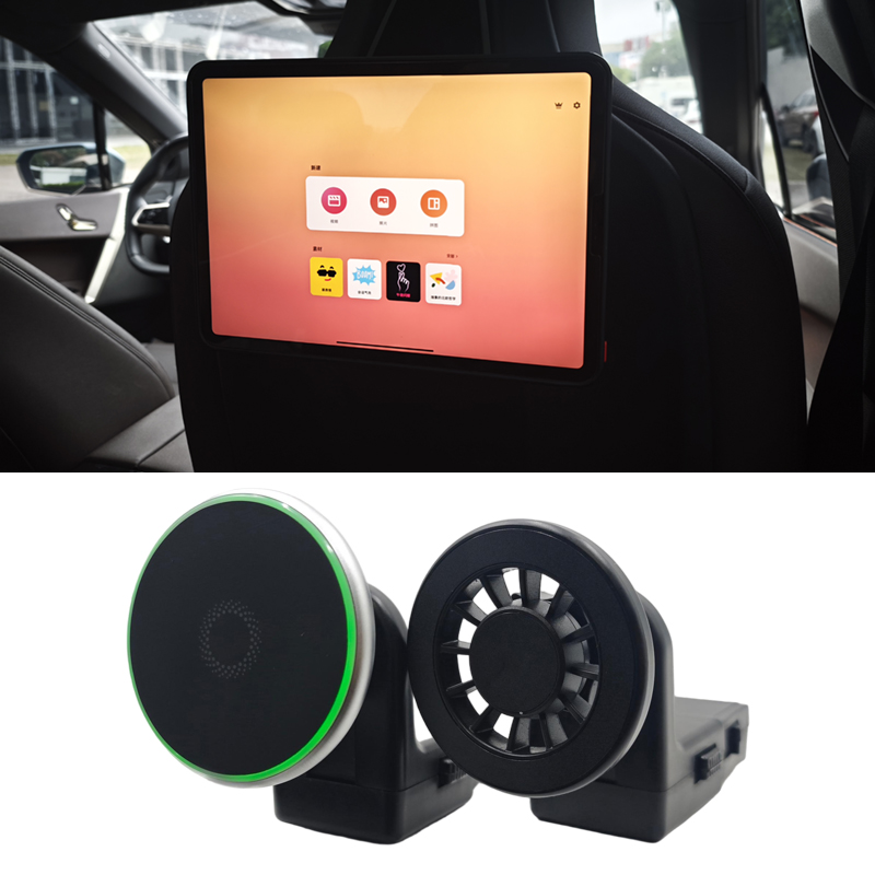 For BMW 5 7 Series i7 i5 X5 X6 X7 IX XM 2023 2024 2025 Car Seat Pad Phone Magnetic Holder Stand Mount Accessories Trim