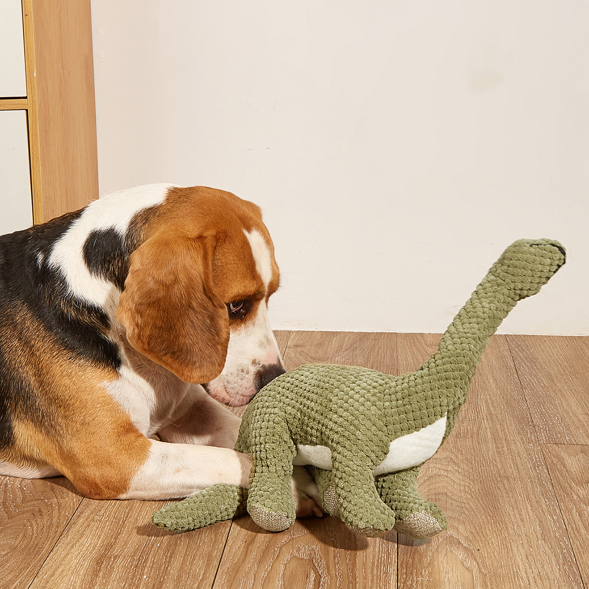 Plush Dog Toys Home Relax Pet Toy Dinosaur Puppet Doll Bite Resistant Squeaky Toys For Small Medium Large Dogs Pets Training