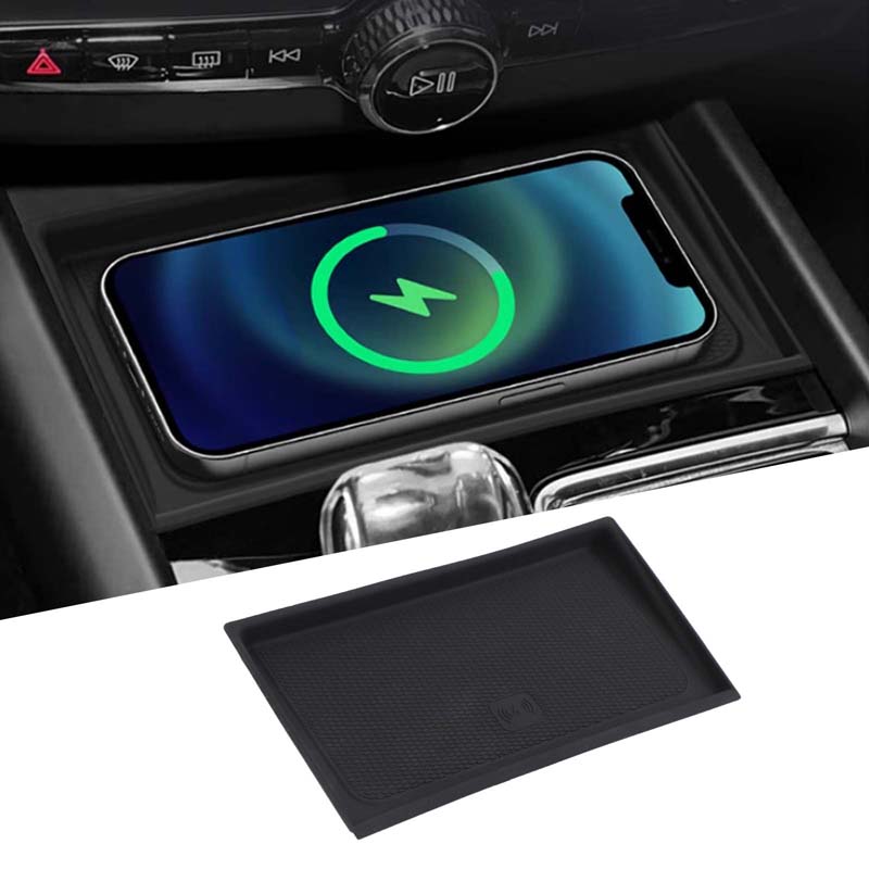 For Volvo XC60 2026+ Automotive center console decorative silicone car center console wireless charging and storage slot pad