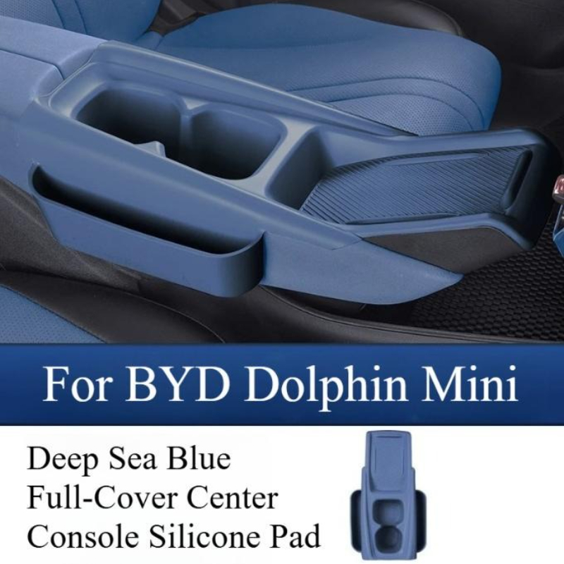 For ​​BYD Seagull Full-Cover Silicone Console Mat Set Wireless Charging Pad Protector Cup Holder Inserts Accessories