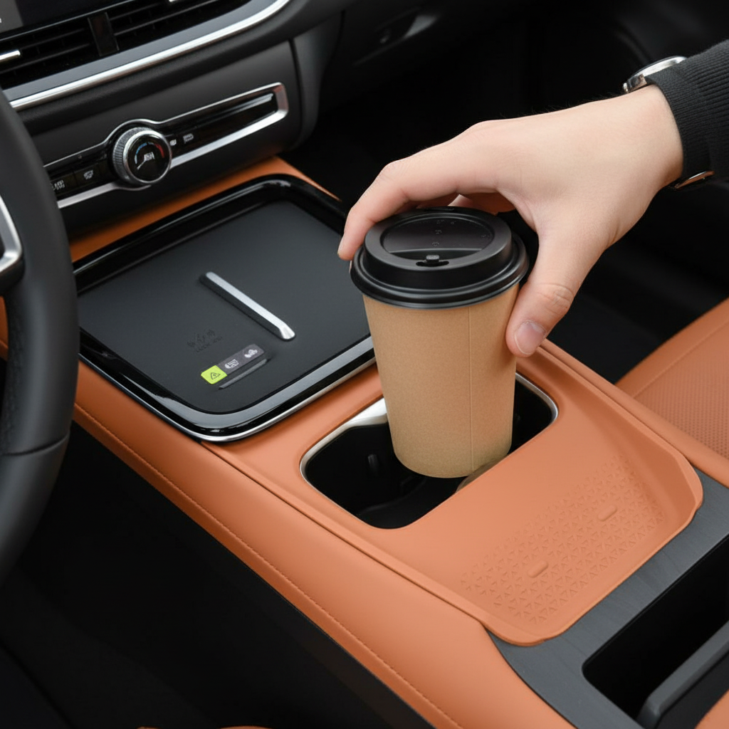 For Deepal S05 2026 2025 Automotive Interior Wireless Charging Pad Central Control Storage Sundries Box Cup Holder Accessories