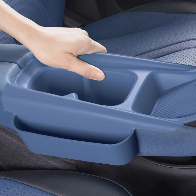 Full-Cover Silicone Console Mat Set – Wireless Charging Pad Protector + Cup Holder Inserts for ​​BYD Seagull/Dolphin Mini Tools