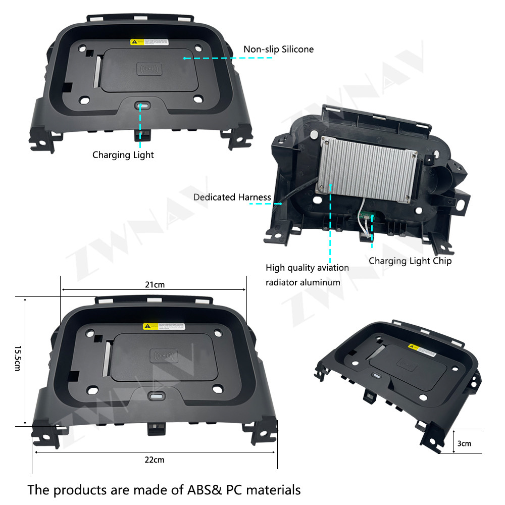 For Toyota Corolla 2019-2021 Models Embedded Inserted Center Console Charging Pad Car Upgrade Module wireless charger