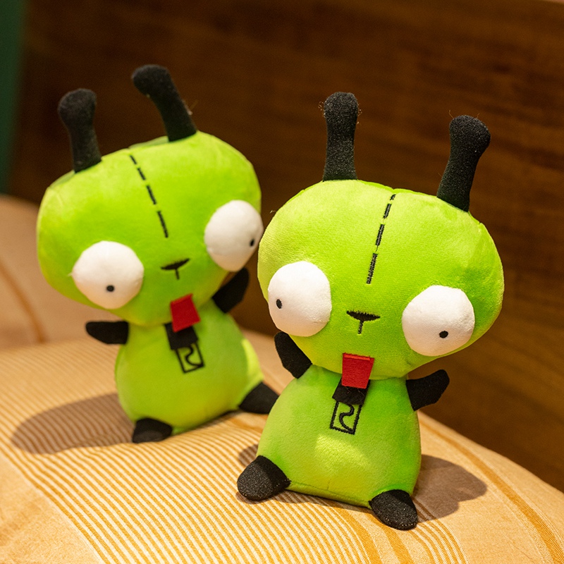 2024 New Alien Invader ZIM GIR Dog Plush Figure Toy Stuffed Plush Green Kawaii Doll Collectible Toy